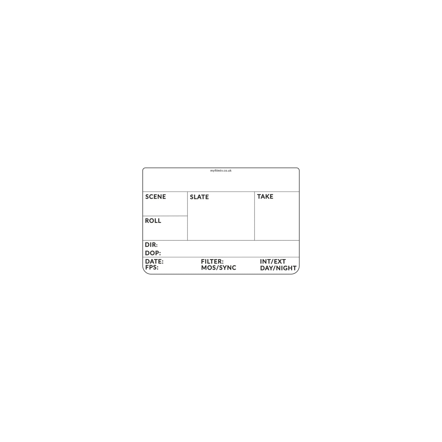 Clapperboard Tiny (STANDARD) US - Version 3