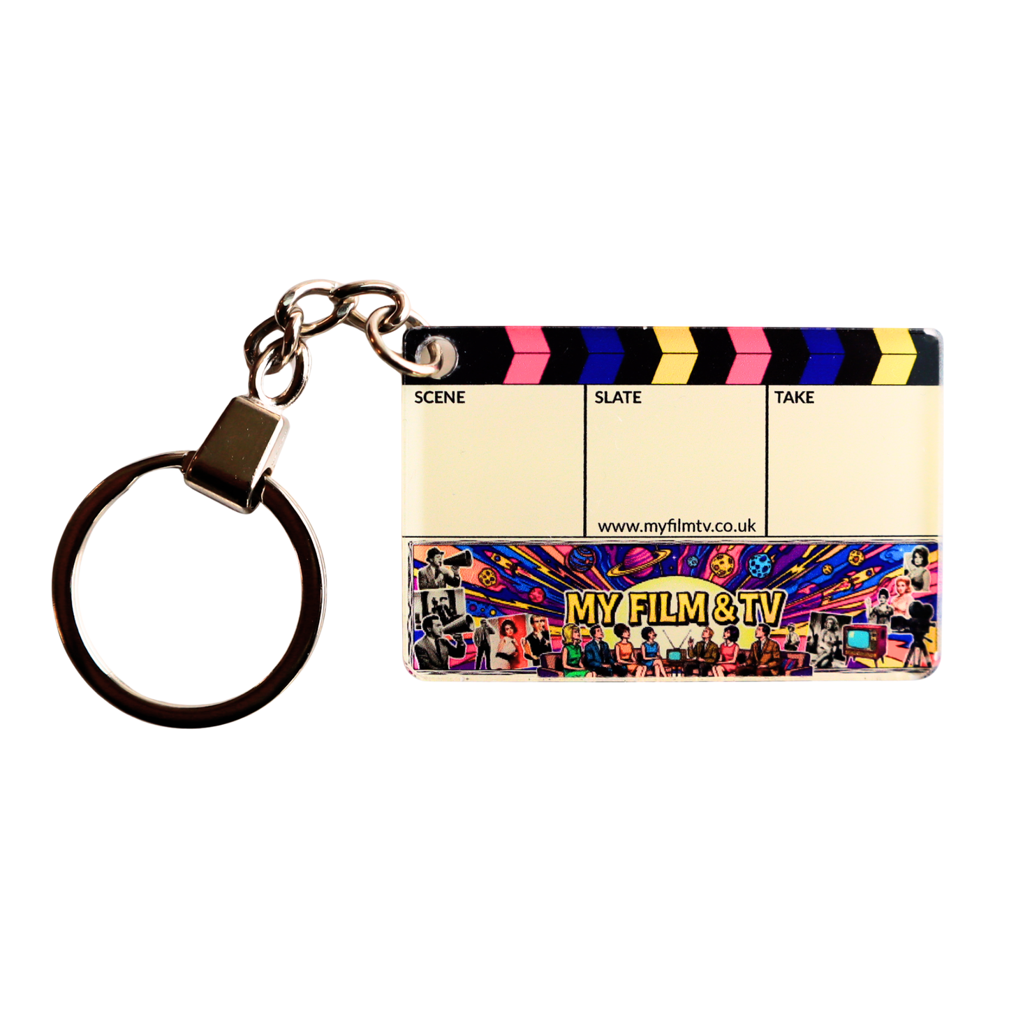 Clapper Key Rings - Slider and Chain