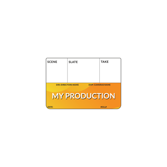 Custom UV Printed Clapperboard - Small
