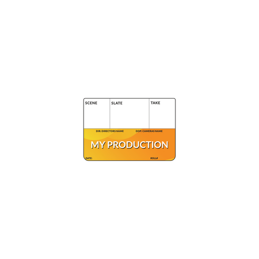 Custom UV Printed Clapperboard - Tiny