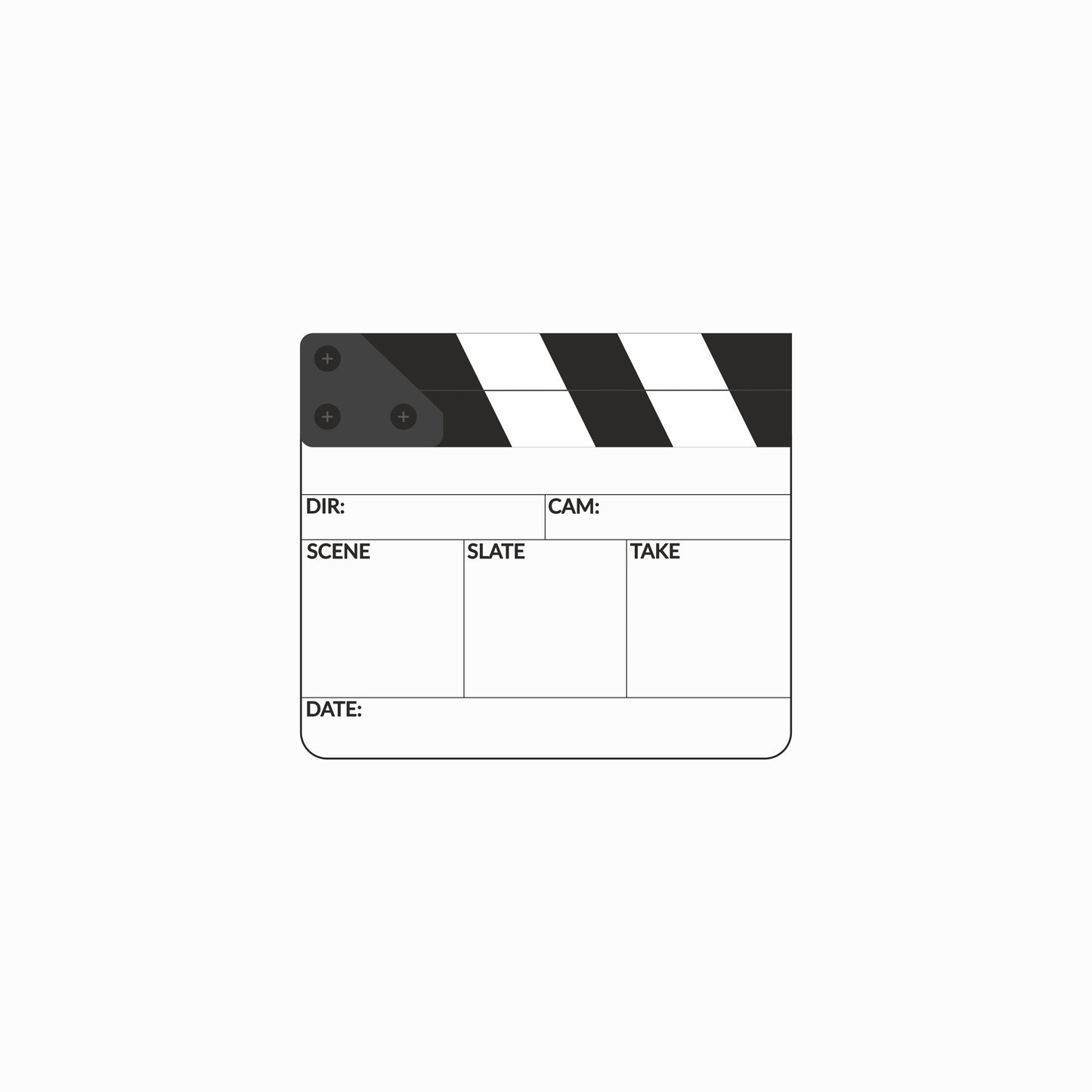 Clapperboard Small with Sticks (EU)
