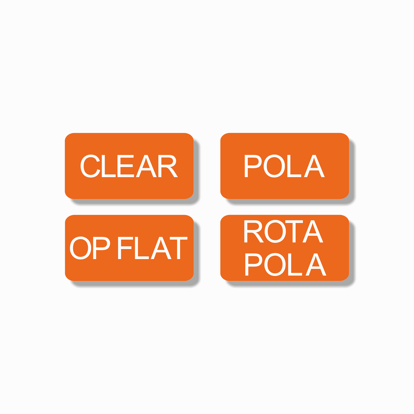 General Filter Tabs - Set of 4