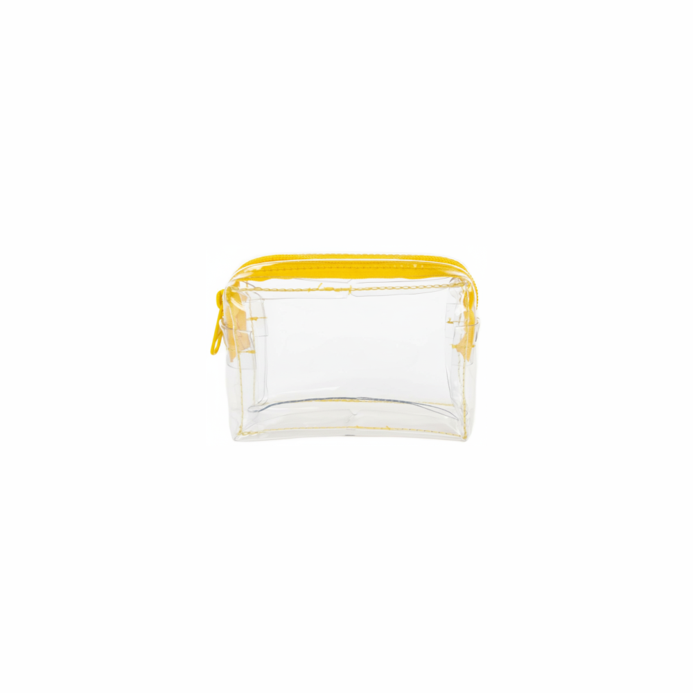 Mini Zip Clear Box Pouches