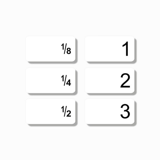 Reusable Numbered Filter Tabs - Set 6