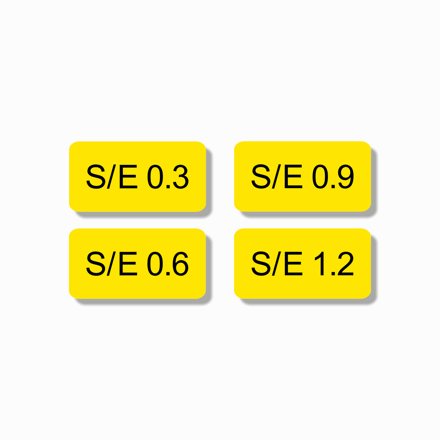 Soft Edge Filter Tabs - Set of 4